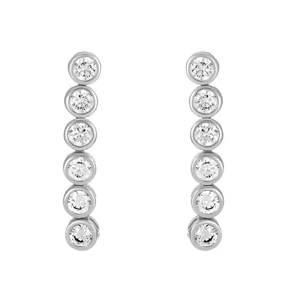 Lennon Silver Earrings