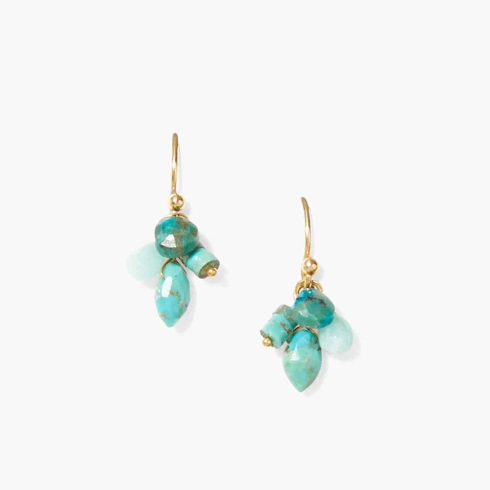 Hila Earrings Turquoise Mix