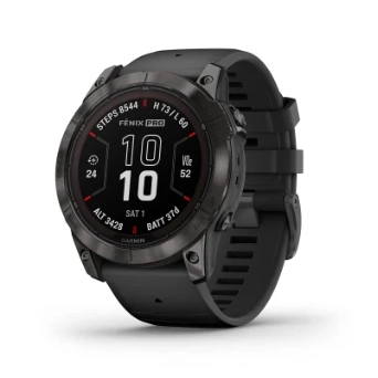 Garmin Fenix 7X Pro Carbon Gray and Black Watch