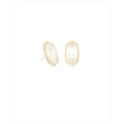 Kendra Scott Ellie Earrings in Gold with Mother of Pearl