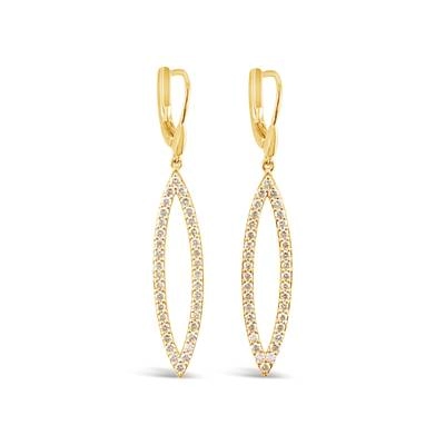 Le Vian 14K Honey Gold Diamond Dangle Earrings