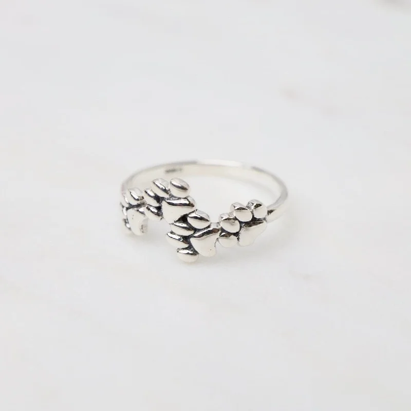 Paw Prints Ring