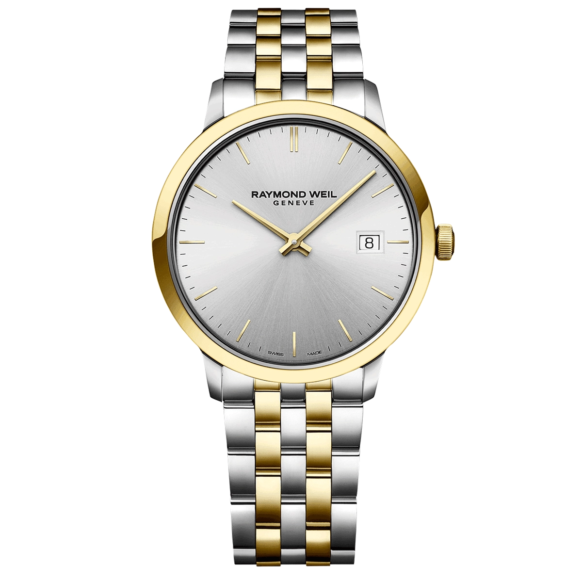 Raymond Weil Toccata Two-Tone Silver Dial 39mm Quartz