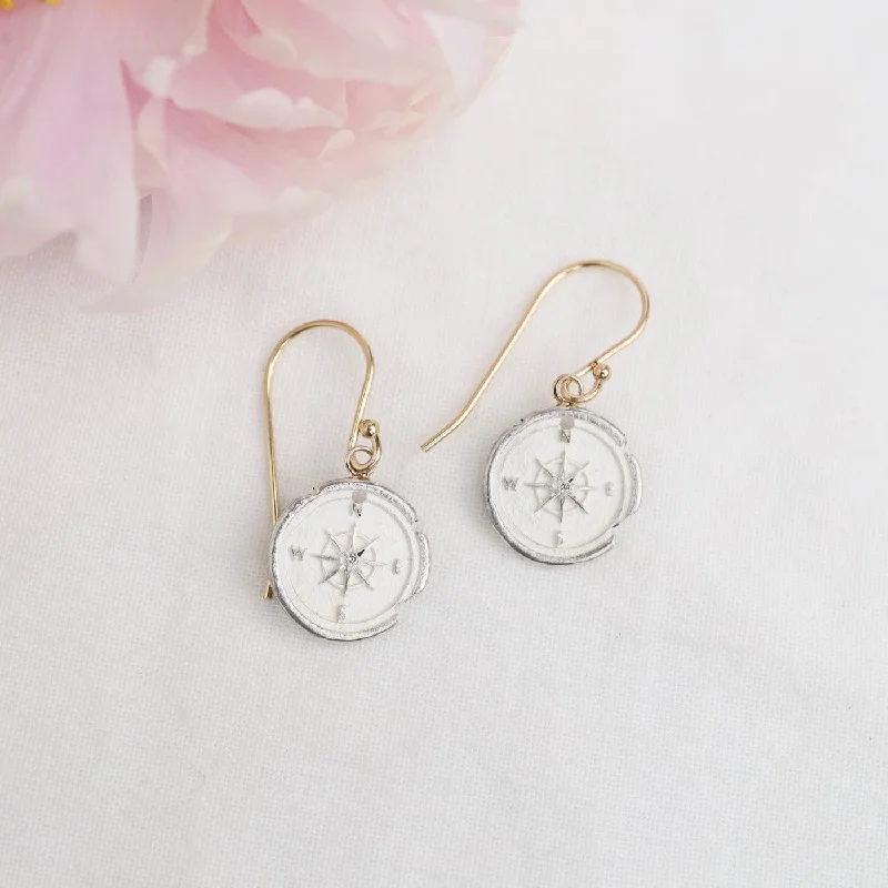 Compass Artifacts Earrings