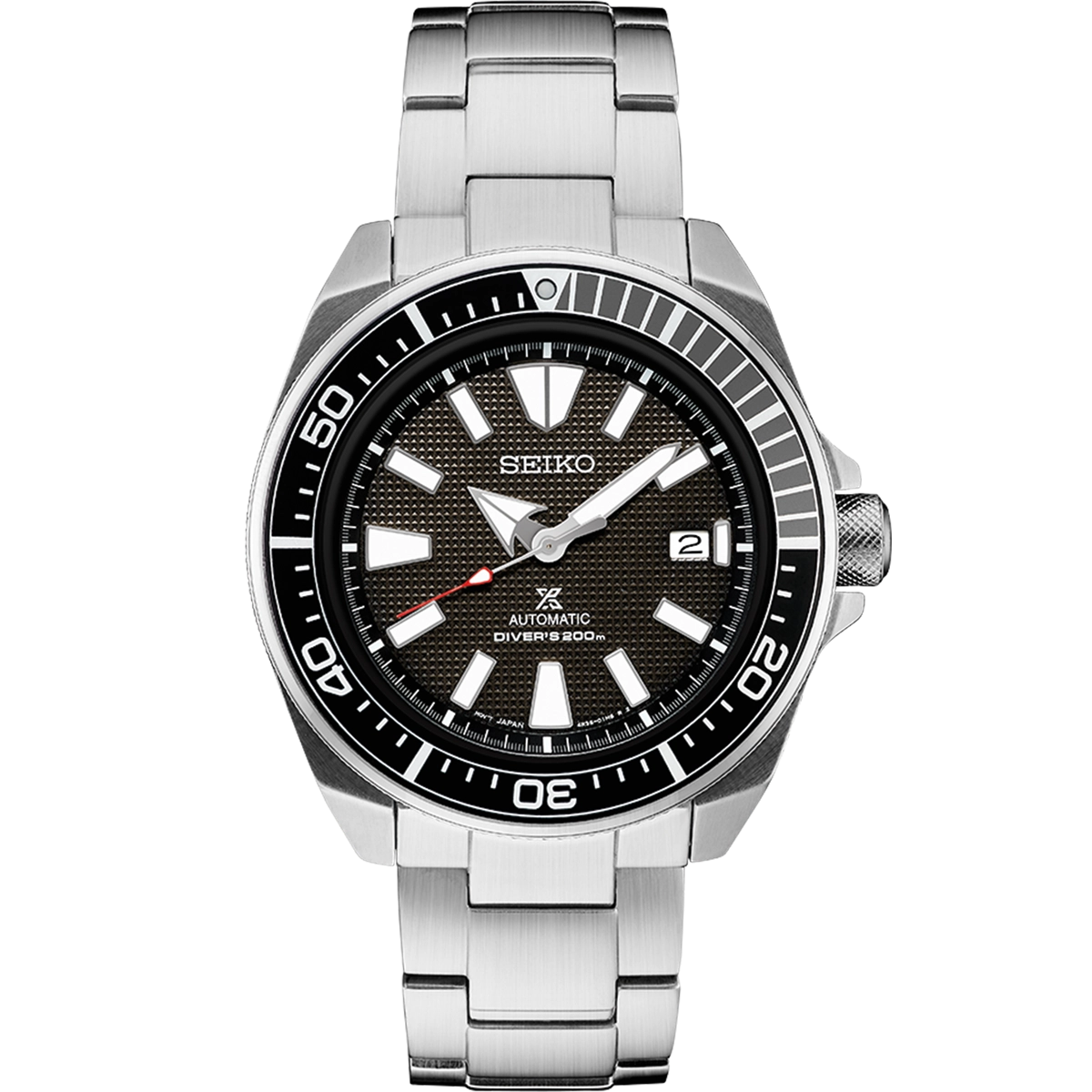 Seiko Samurai Prospex Automatic Stainless Steel Black Dial 43.8mm