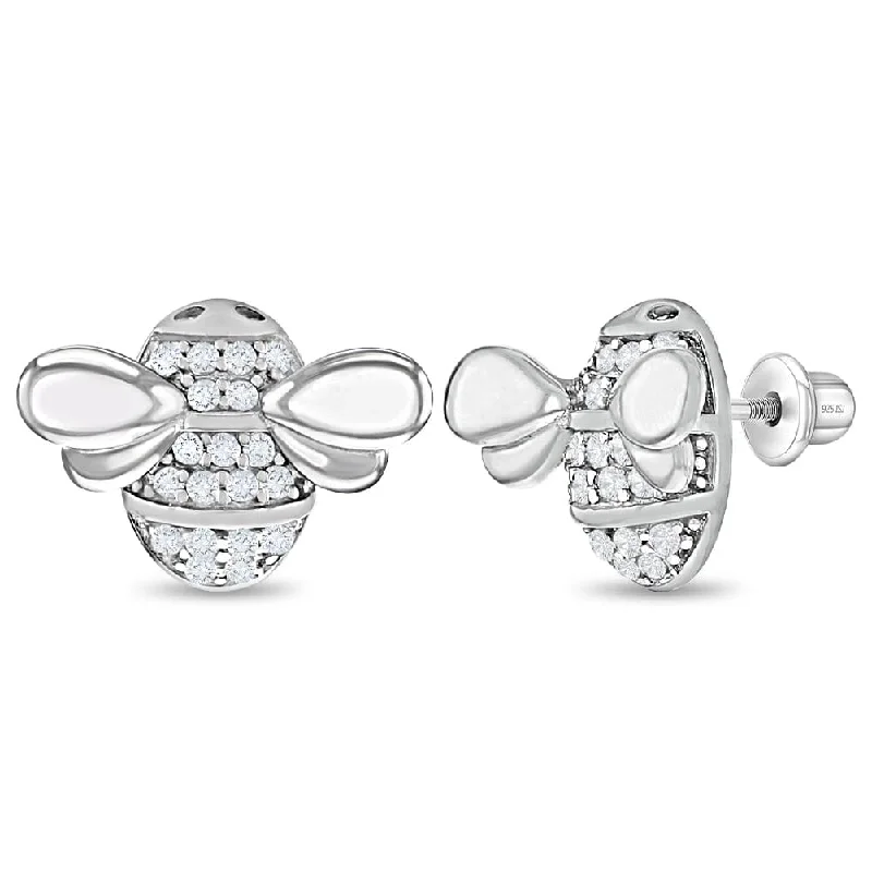 All the Buzz Bee Children's Earrings - Screw Back