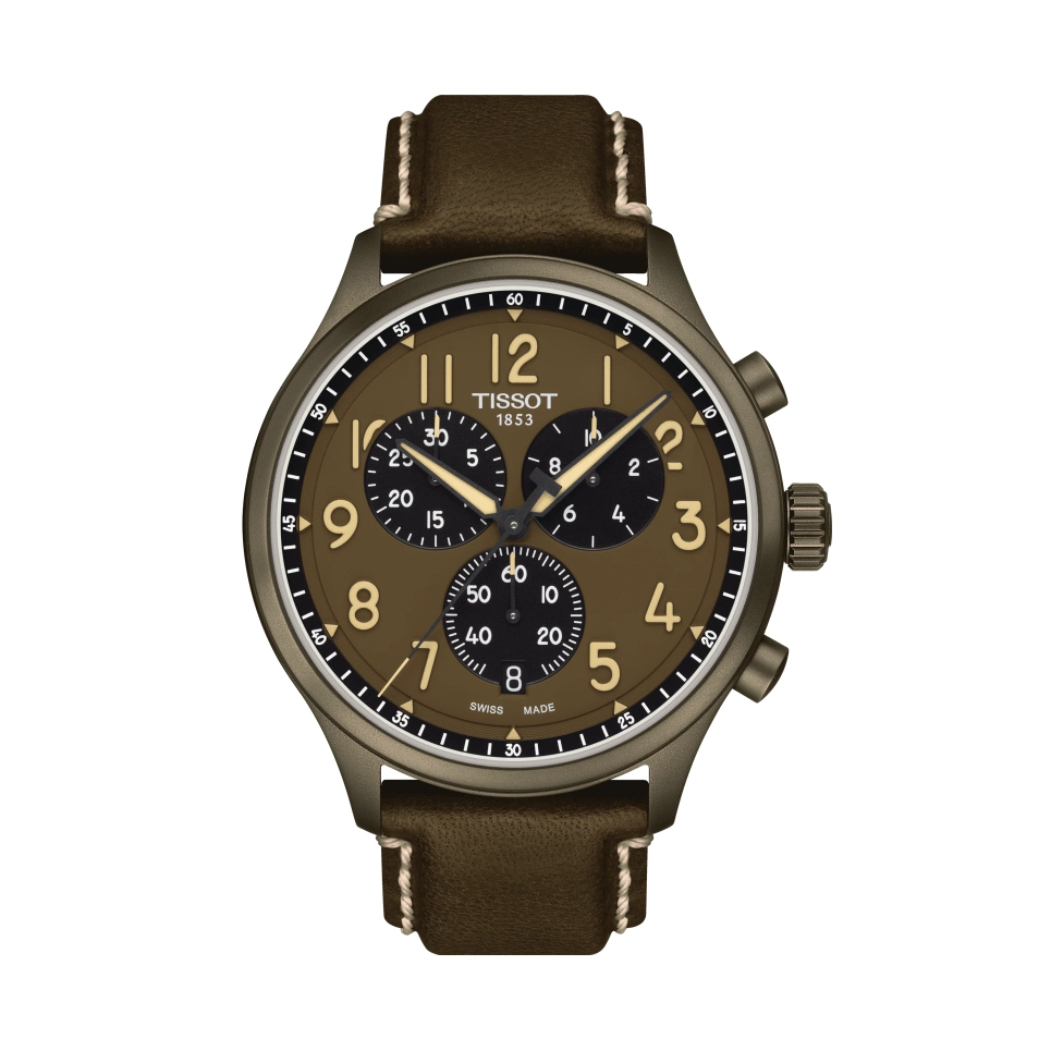 Tissot Chrono XL Khaki Dial 45mm Quartz