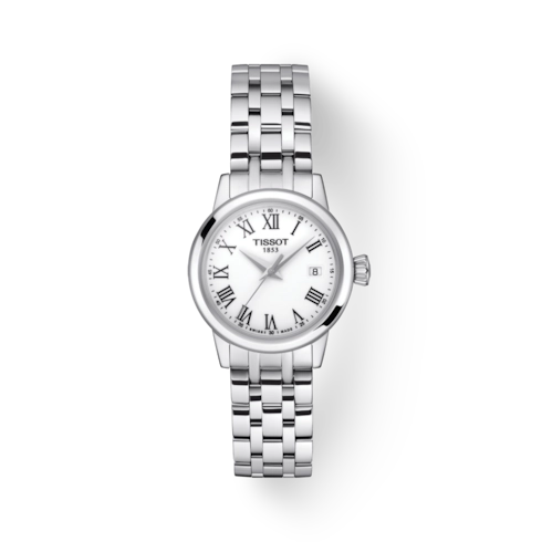 Tissot Classic Dream Lady Stainless Steel White Roman 28mm Quartz