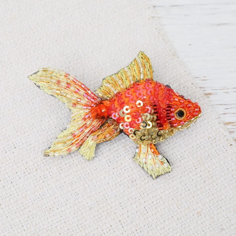 Fantail Goldfish Brooch Pin