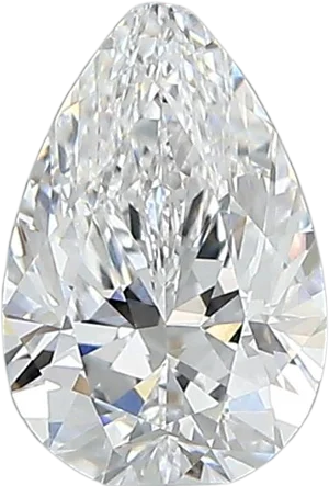 1 Carat D vvs1 Pear Lab Diamond