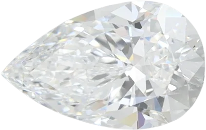 1 Carat D VVS1 Pear Lab Diamond