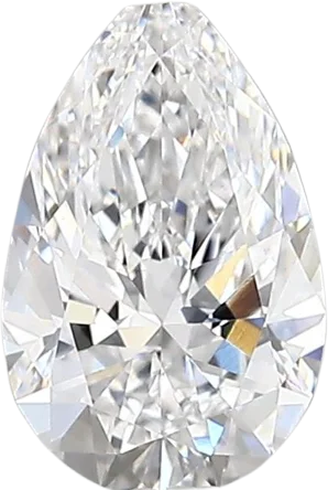 1 Carat D vvs2 Pear Lab Diamond