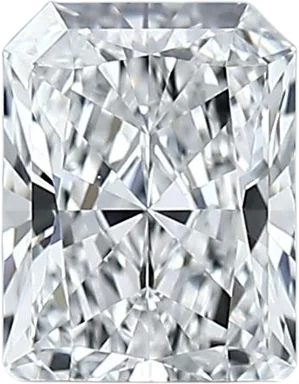 1.02 Carat D VVS2 Radiant Lab Diamond