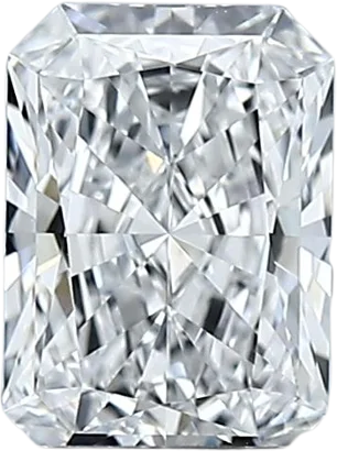 1.02 Carat D VVS2 Radiant Lab Diamond