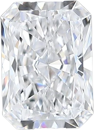 1.02 Carat D VVS2 Radiant Lab Diamond