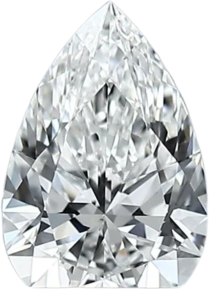 1.06 Carat F VVS2 Pear Lab Diamond