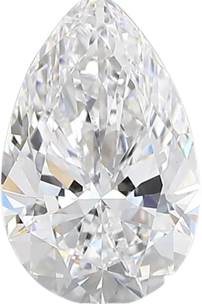 1.23 Carat D vs1 Pear Lab Diamond