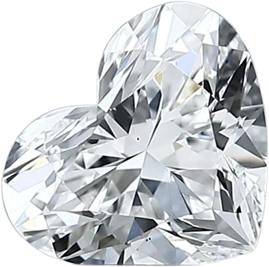 1.24 Carat D VVS2 Heart Lab Diamond