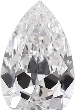 1.24 Carat D vvs2 PEAR OLD MINER Lab Diamond