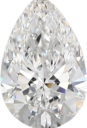 1.33 Carat D vvs2 Pear Lab Diamond