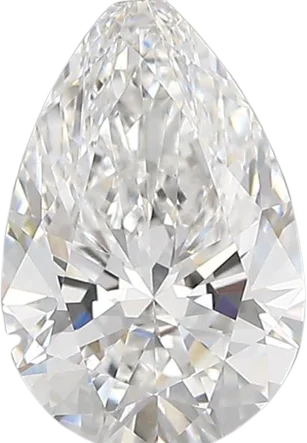 1.43 Carat E vvs2 Pear Lab Diamond