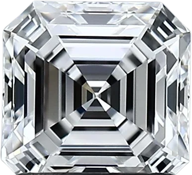 1.5 Carat D VVS2 Asscher Lab Diamond