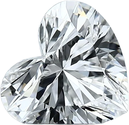 1.5 Carat E VVS1 Heart Lab Diamond