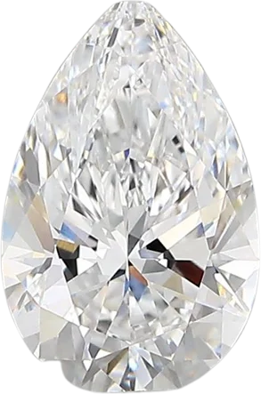 1.63 Carat D vvs1 Pear Lab Diamond