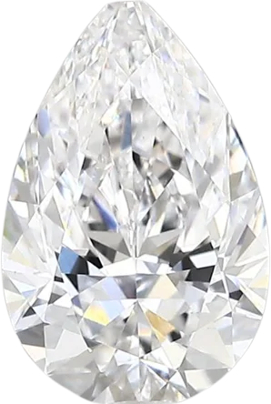 1.77 Carat D vvs2 Pear Lab Diamond