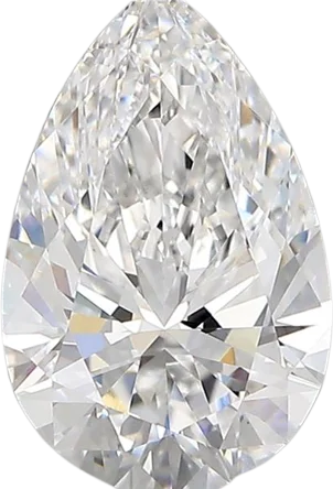 2.17 Carat D vs1 Pear Lab Diamond