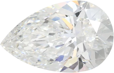 2.5 Carat E VVS1 Pear Lab Diamond