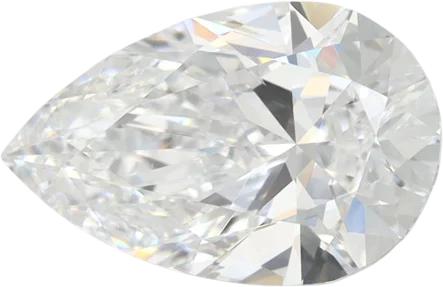 2.56 Carat D VVS2 Pear Lab Diamond