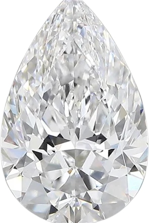 2.81 Carat D vs1 Pear Lab Diamond