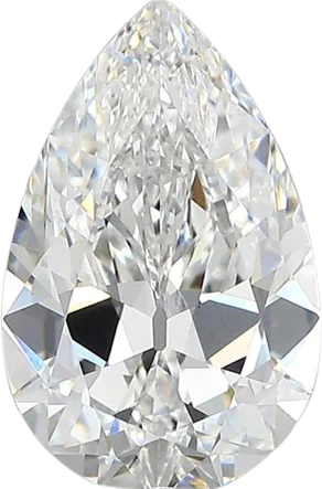 2.87 Carat E vs1 Pear Lab Diamond