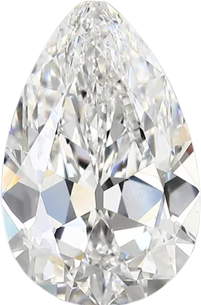 3.14 Carat E vvs2 Pear Lab Diamond