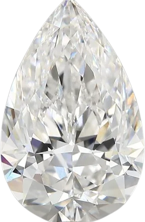 3.47 Carat E vvs2 Pear Lab Diamond