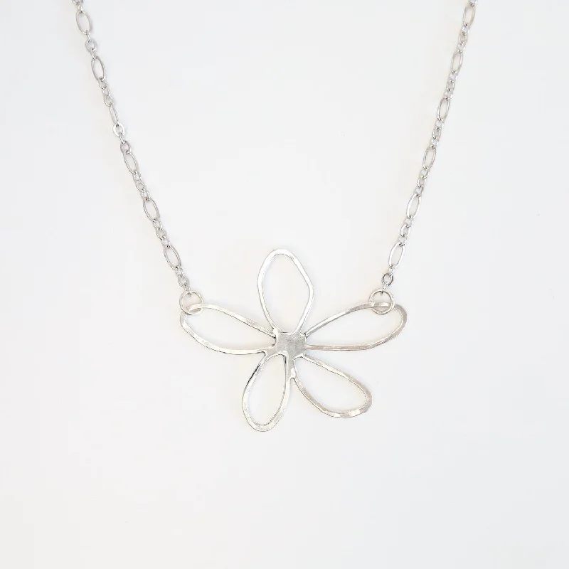 Large Single Flower Necklace