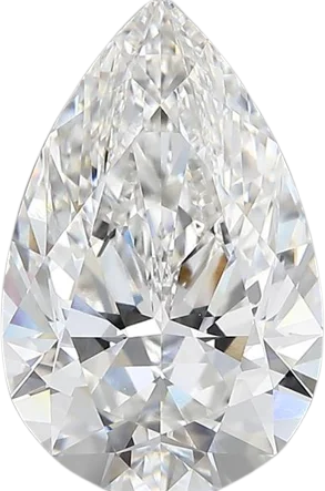 4.17 Carat F vvs2 Pear Lab Diamond