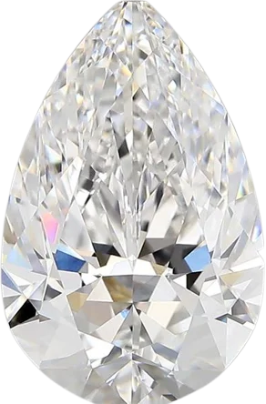 4.35 Carat E vvs2 Pear Lab Diamond