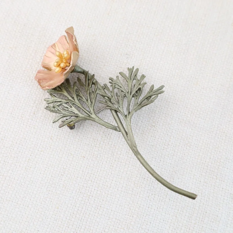 California Poppy Pin