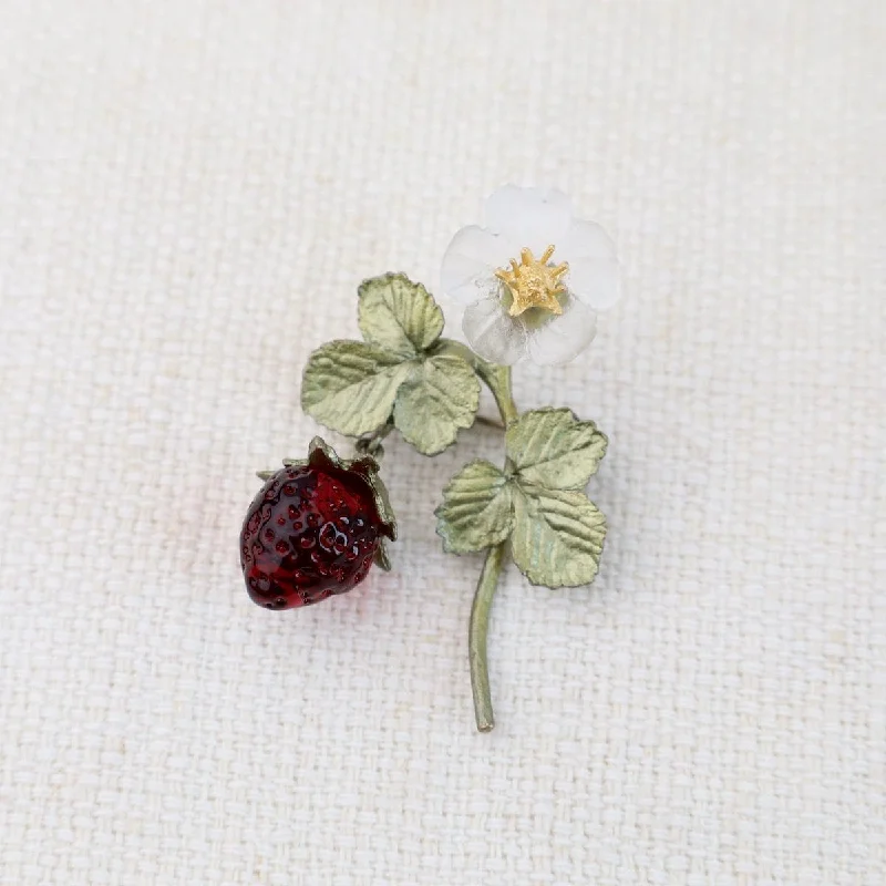 Strawberry Brooch