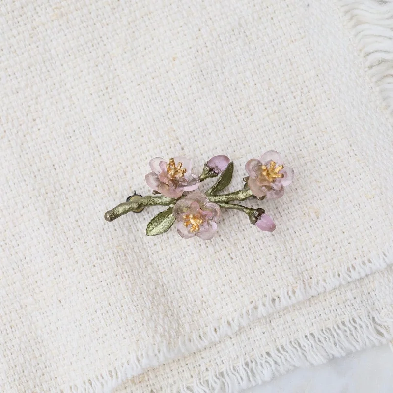 Peach Blossom Dainty Brooch