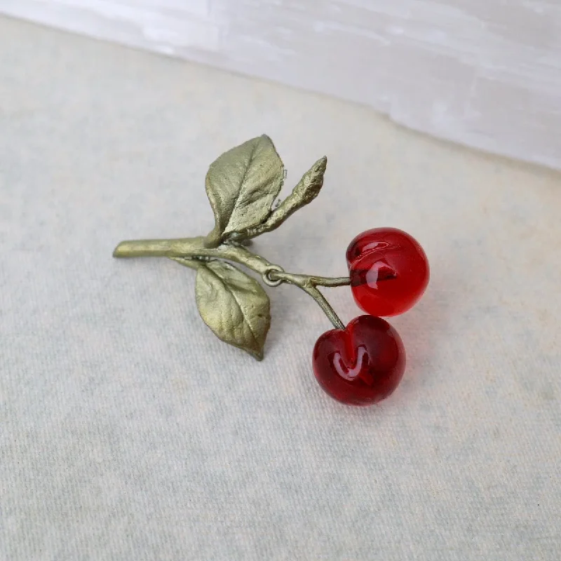 Morello Cherry Lapel Pin