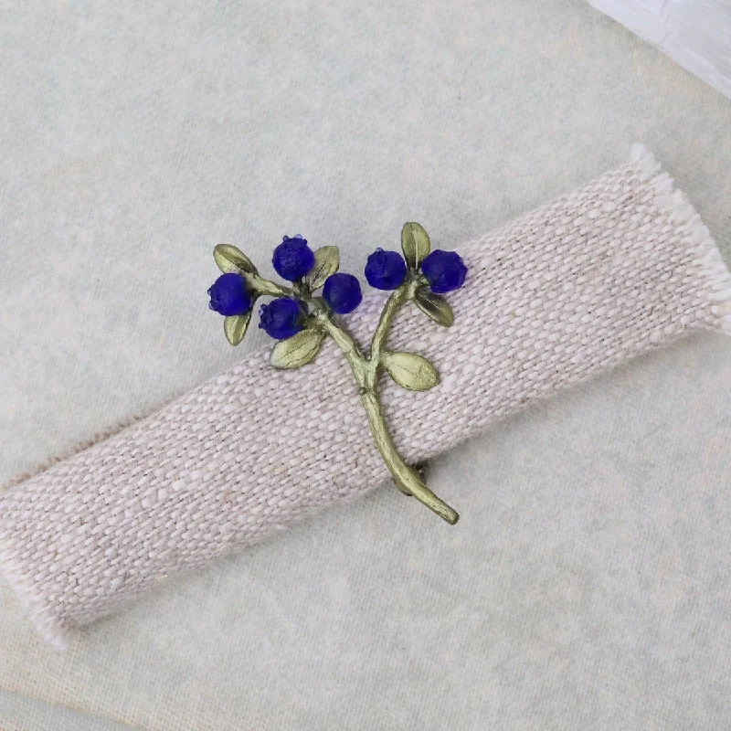 Petite Blueberry Dainty Brooch