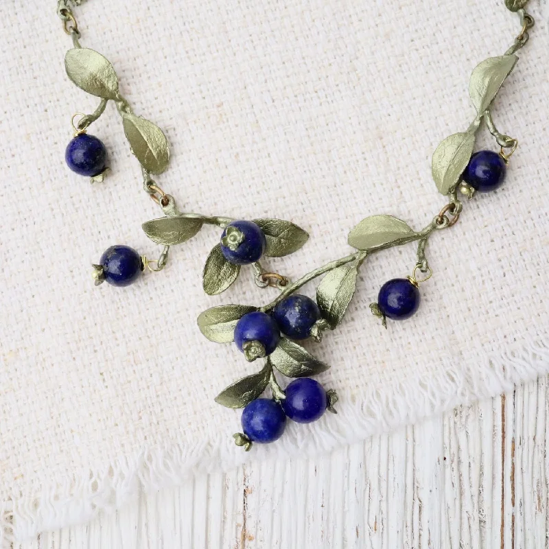 Blueberry Cluster Necklace