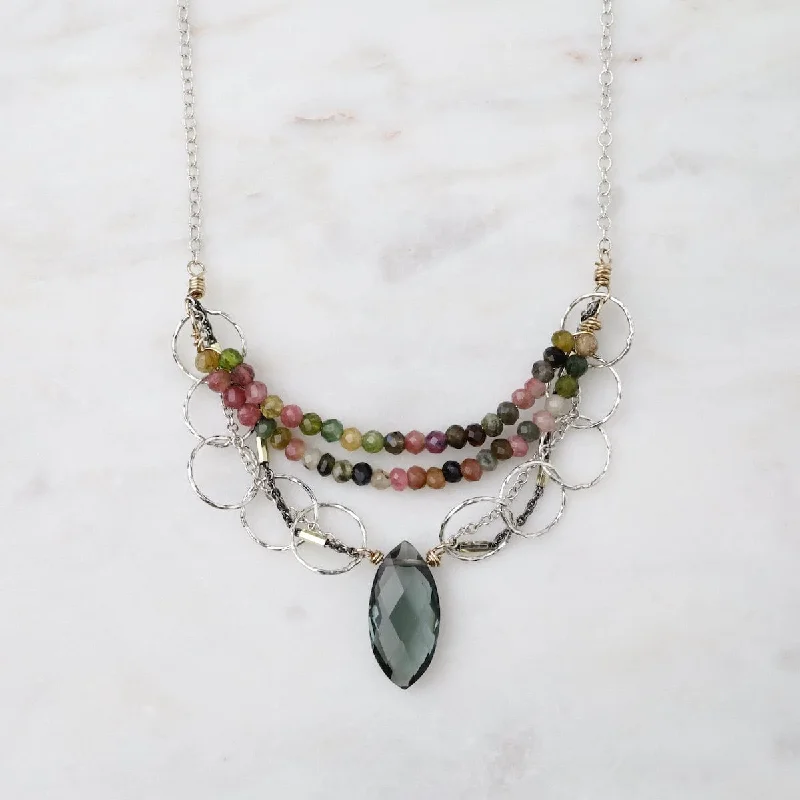 Rainbow Tourmaline Necklace