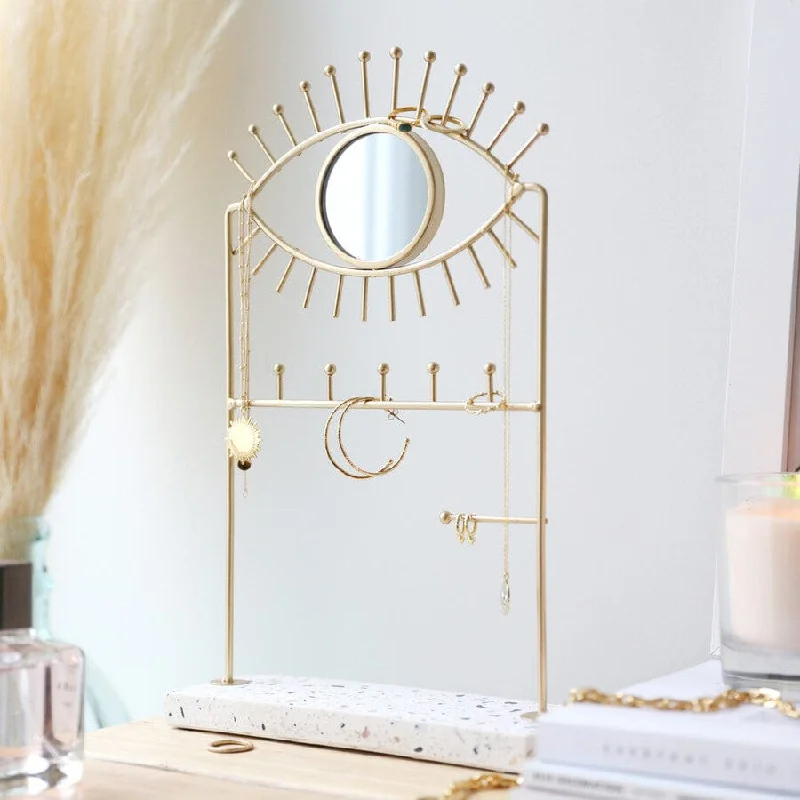 Eye Mirror and Jewelry Holder