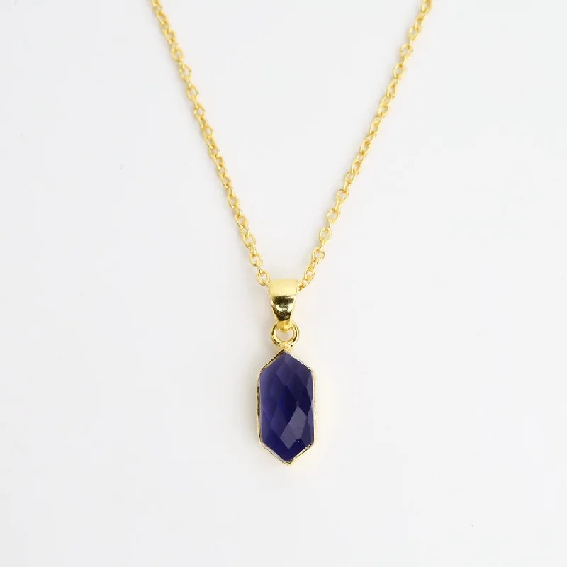 Blue Iolite Necklace