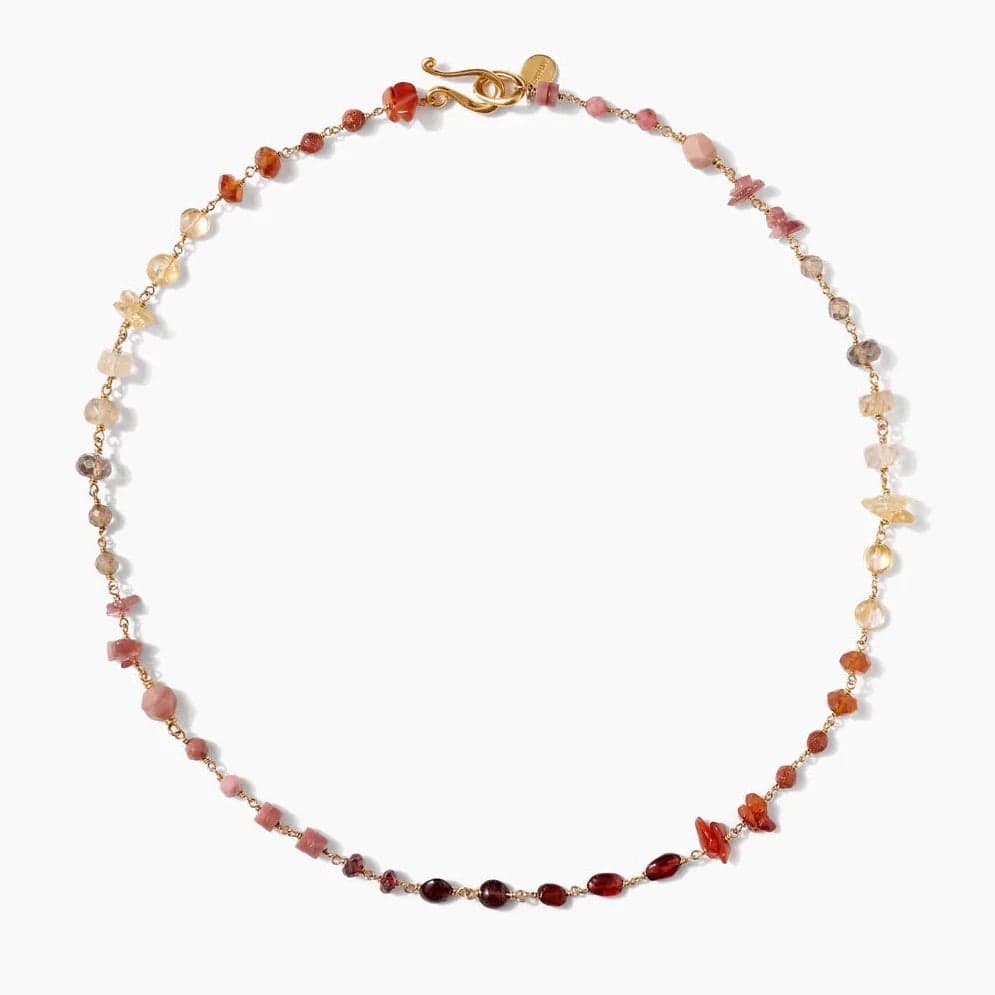 Citrine Mix Daphne Beaded Necklace