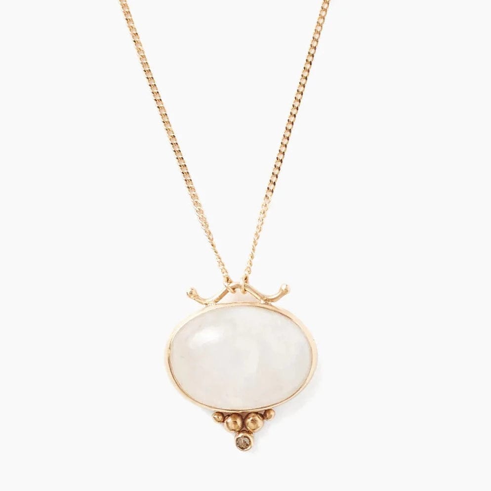 14k Moonstone Nile Necklace